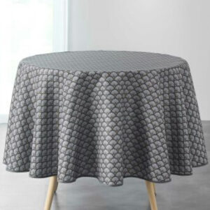 Vlekbestendig tafelkleed Art chic anthracite