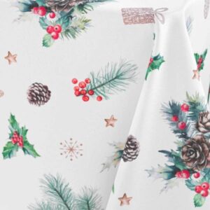Alternative view of Vlekbestendig tafelkleed Kerst Hollystar