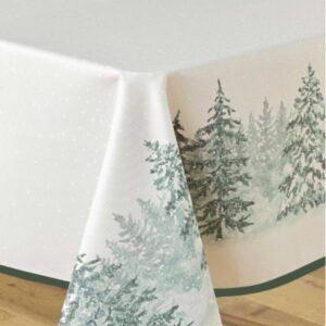 Alternative view of Vlekbestendig tafelkleed Kerstbomen
