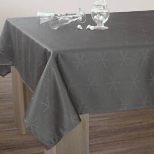 Vlekbestendig tafelkleed Lurex antraciet